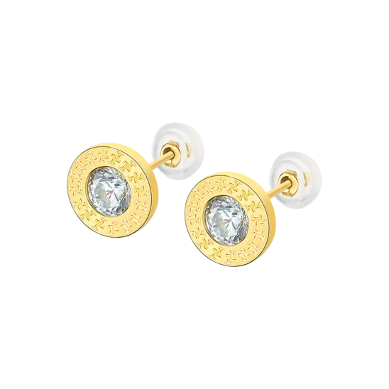 Pendientes Time Road Lg00233/8 Oro 9k, Mujer