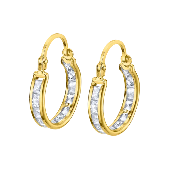 Pendientes Time Road Lg00297 Oro, Mujer