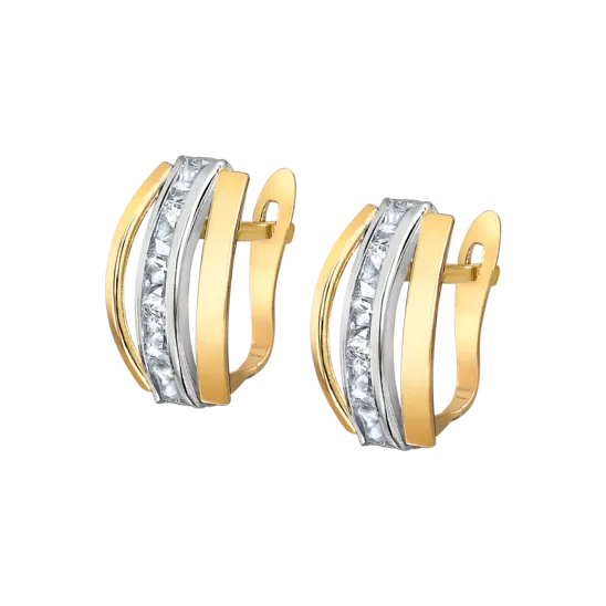 Pendientes Time Road Lg00301 Oro, Mujer