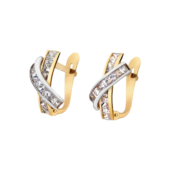Pendientes Time Road Lg00323 Oro, Mujer