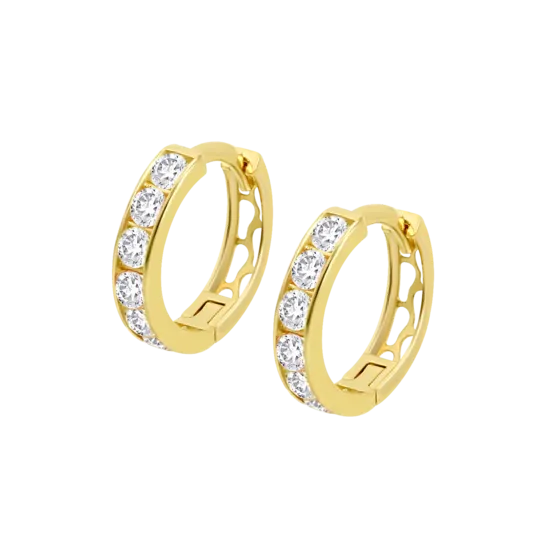 Pendientes Time Road My00013 Oro 9k, Mujer