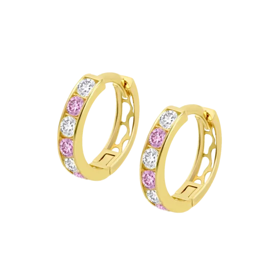 Pendientes Time Road My00014 Oro 9k, Mujer