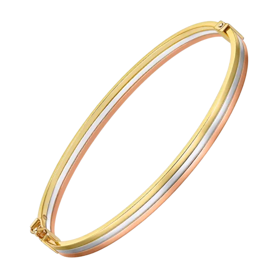 Pulsera Time Road Os00005 Oro 9k De 375 Ml, Mujer