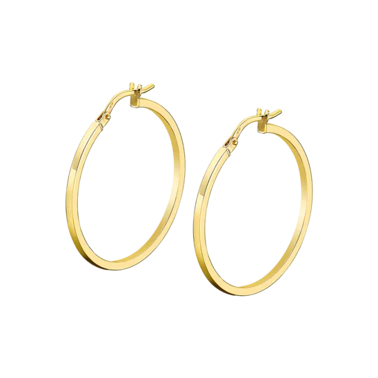 Pendientes Time Road Os00010/30 Oro 9k De 375 Ml, Mujer