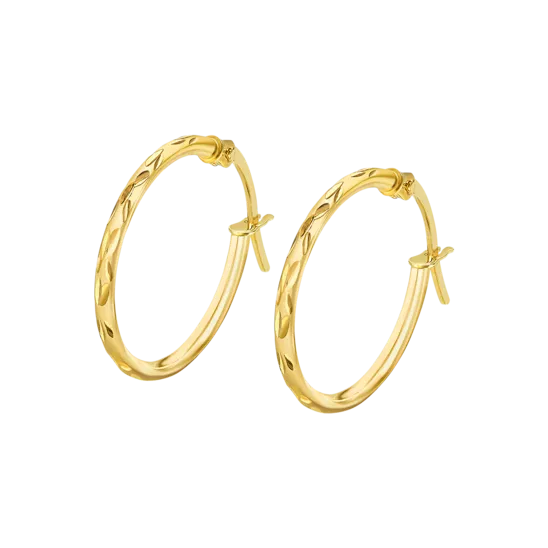 Pendientes Time Road Os00011/15 Oro 9k De 375 Ml, Mujer
