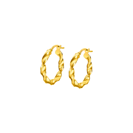 Pendientes Time Road Os00020/15 Oro, Mujer