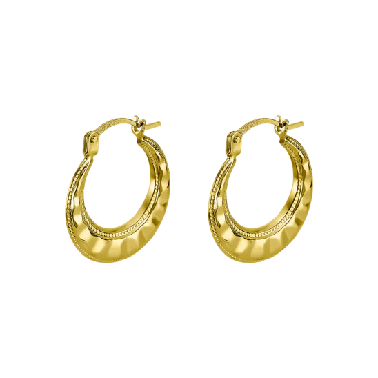 Pendientes Time Road Os00044/15 Oro 9k De 375 Ml, Mujer