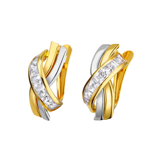 Pendientes Time Road Vj00015 Oro 9k, Mujer