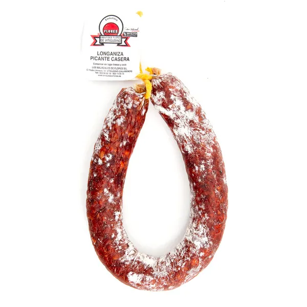 Longaniza picante FLORES pieza 430 g