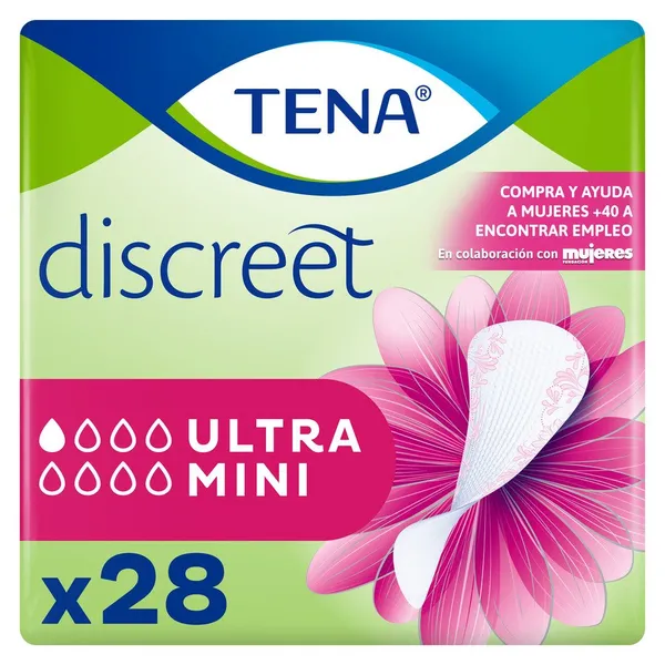 Protege slip TENA Discreet ultra mini 28 unidades