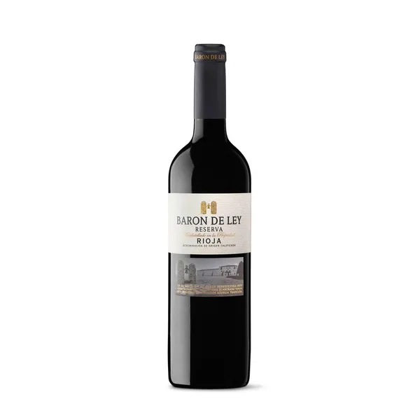 Vino tinto D.O.Ca.Rioja BARÓN DE LEY Reserva botella 75 cl