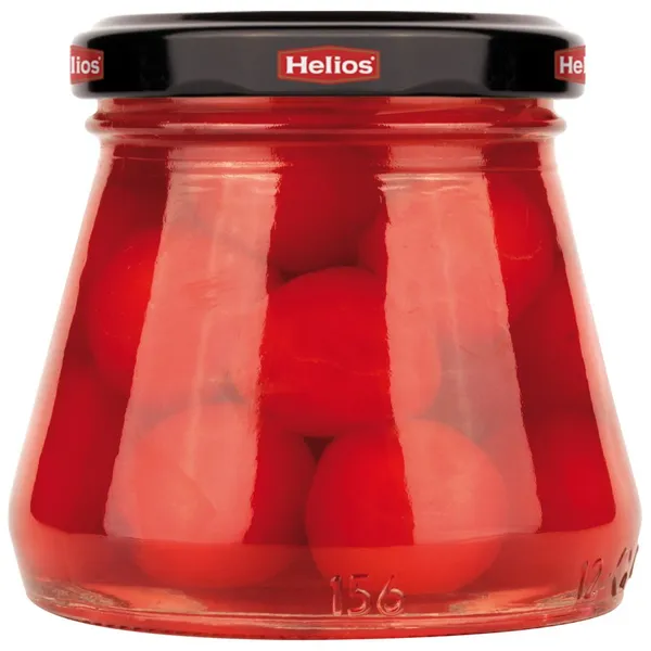 Cerezas en almíbar HELIOS frasco 90 g pne.