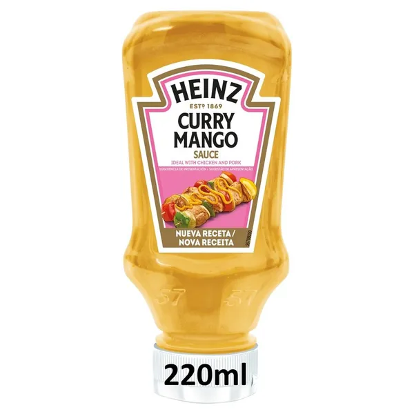 Salsa curry mango HEINZ 220 ml