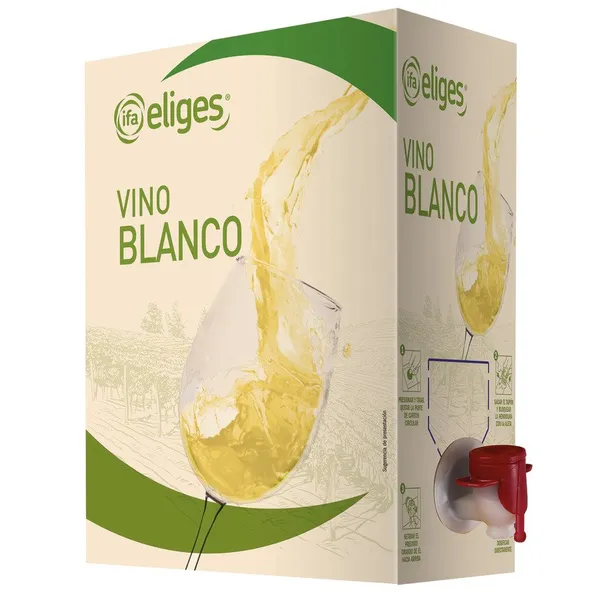 Vino blanco de mesa IFA ELIGES bag in box 5 l