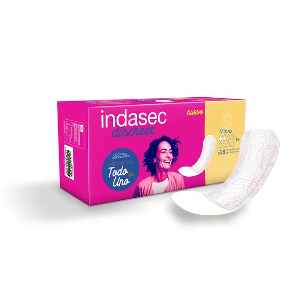 Compresas incontinencia INDASEC Discreet micro 28 unidades