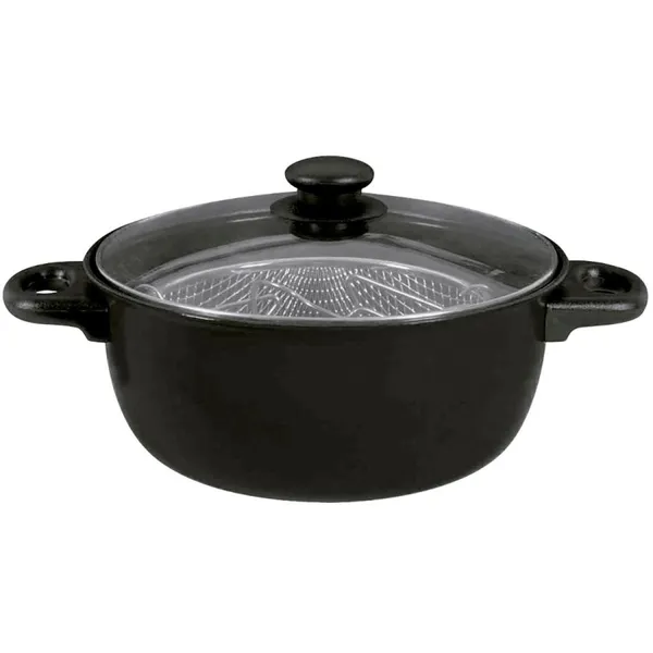 Freidora con cesta tapa cristal ARCUISINE 26 cm