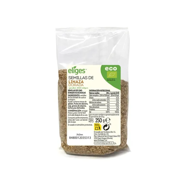Semillas linaza dorada ECO ELIGES 250 g