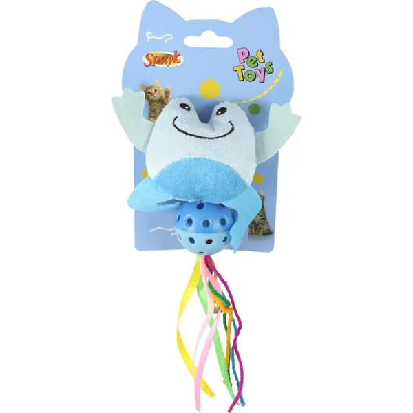 Juguete gato rana+ball catnip