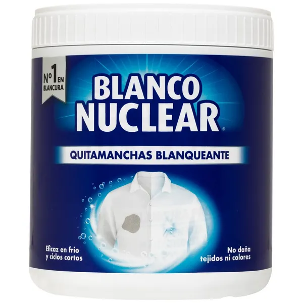 Quitamanchas blanqueante BLANCO NUCLEAR tarro 450 g