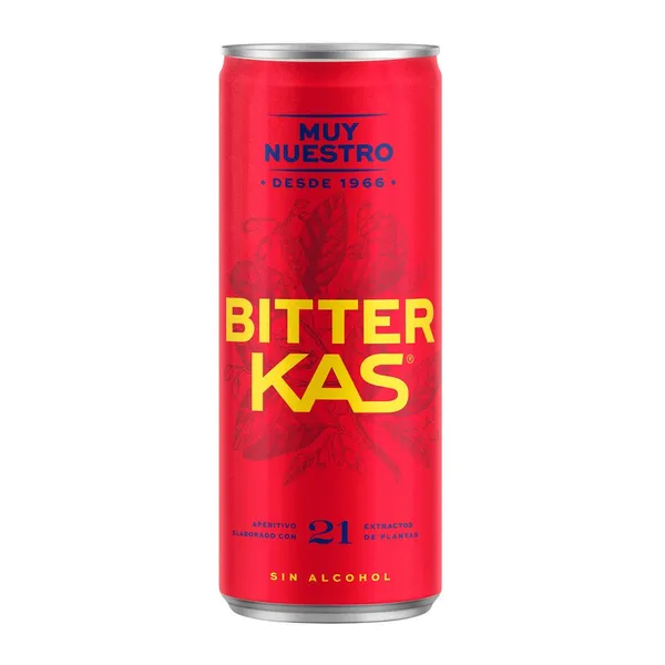 Bitter KAS sin alcohol lata 33 cl