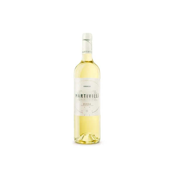 Vino blanco D.O.Rueda MARTIVILLI verdejo botella 75 cl