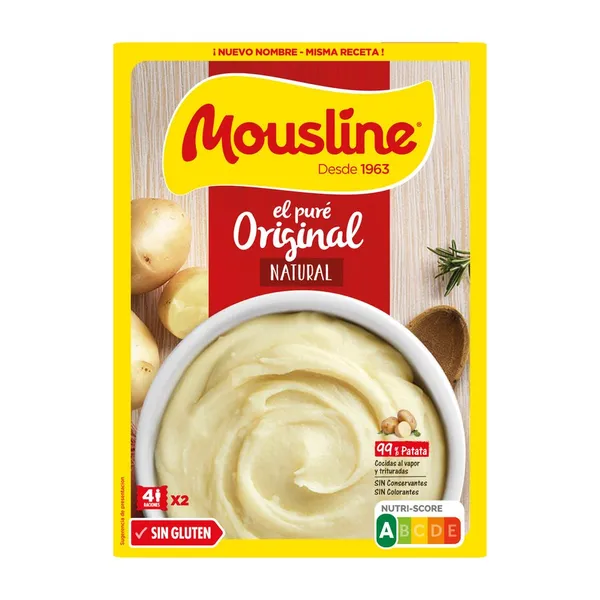 Puré de patatas natural MOUSLINE 230 g