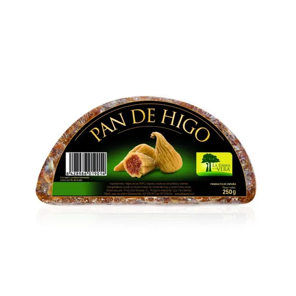 Pan de higo LA DAMA DE LA VERA Media luna 250 g