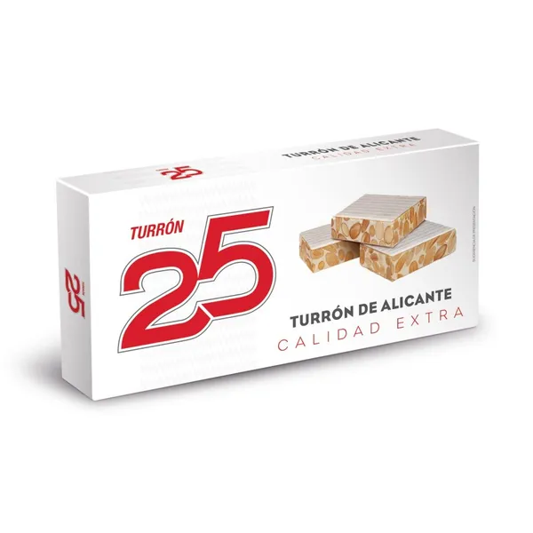 Turrón Alicante 25 extra libra 200 g