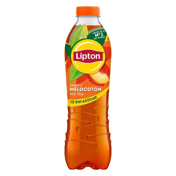 Refresco té LIPTON melocotón sin azúcar pet 1 l