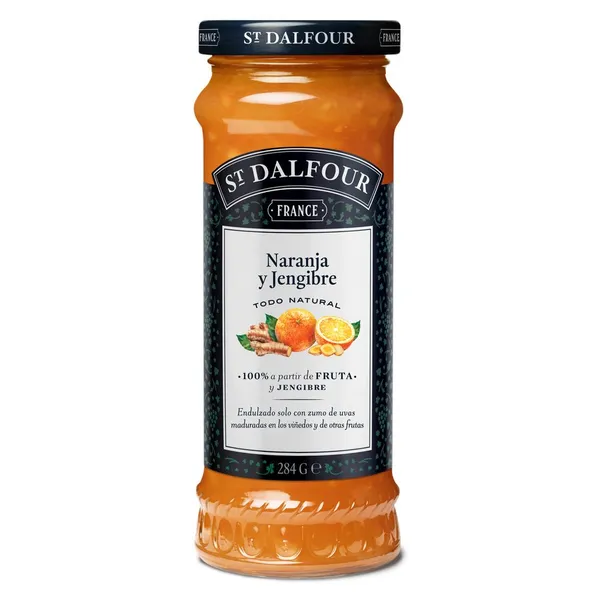 Rapsodia de frutas ST.DALFOUR jengibre/naranja frasco 284 g