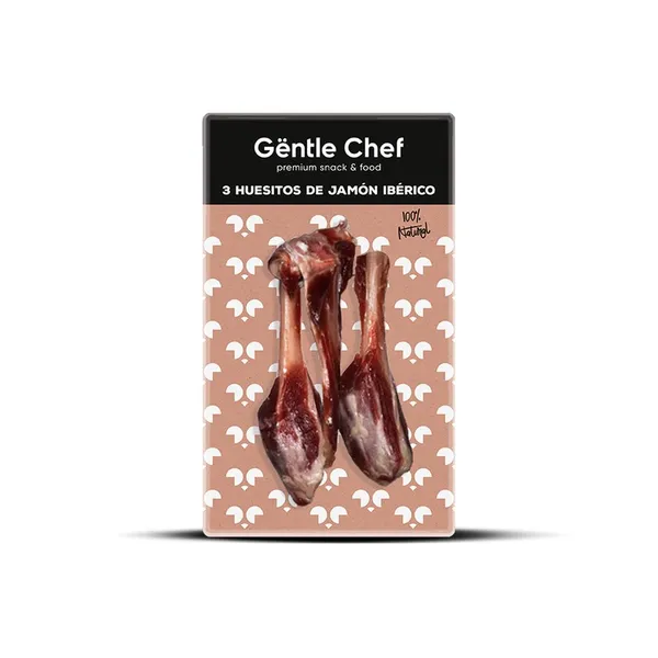 Snack perro GENTLE CHEF huesitos jamón ibérico 3 unidades
