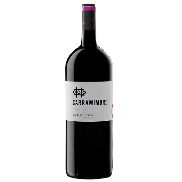 Vino tinto D.O.Ribera del Duero CARRAMIMBRE Roble botella magnum 1,5 l