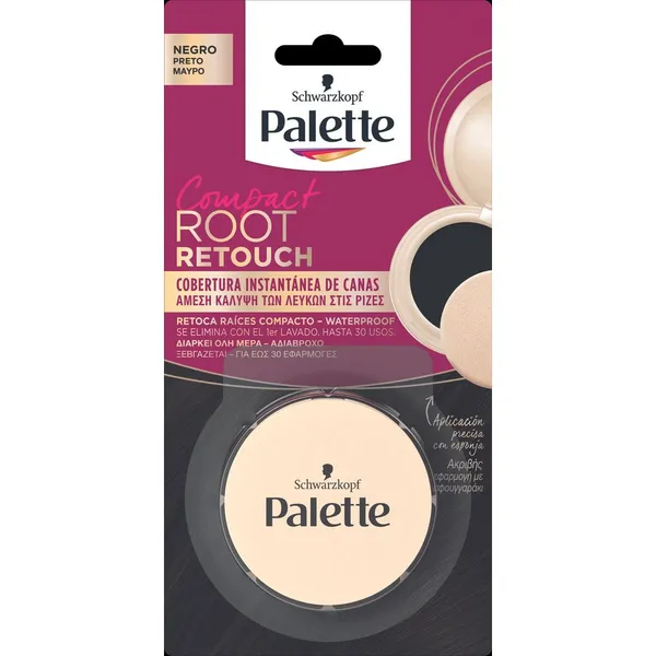 Retoca raíces compacto PALETTE negro