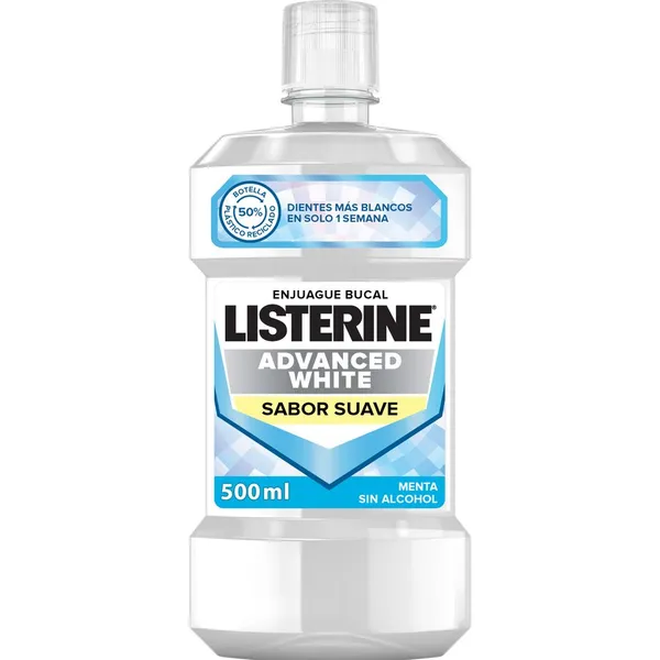 Enjuague bucal LISTERINE blanqueador avanzado 500 ml