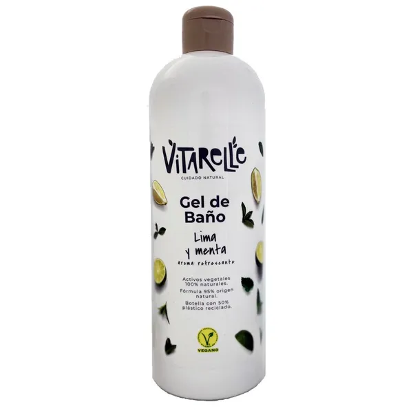 Gel de baño VITARELLE lima y menta 750 ML