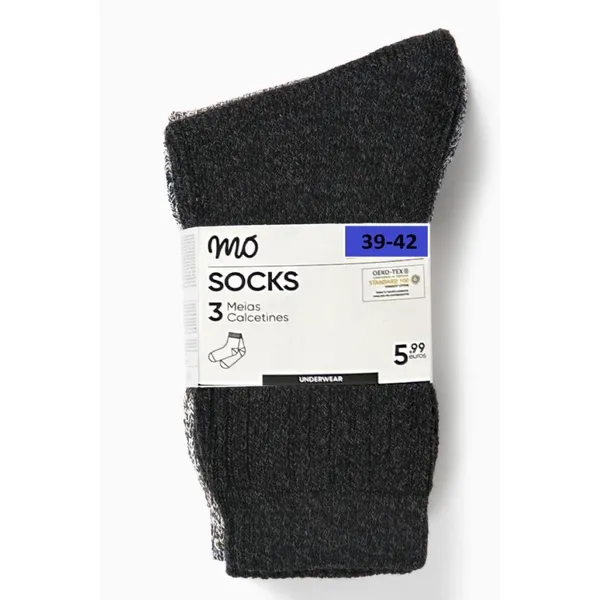 Pack 3 calcetines trecking talla 39-42