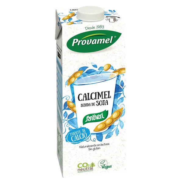 Bebida de soja SANTIVERI PROVAMEL Calcimel brik 1 l