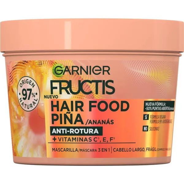 Mascarilla FRUCTIS Hair Food piña 390 ml