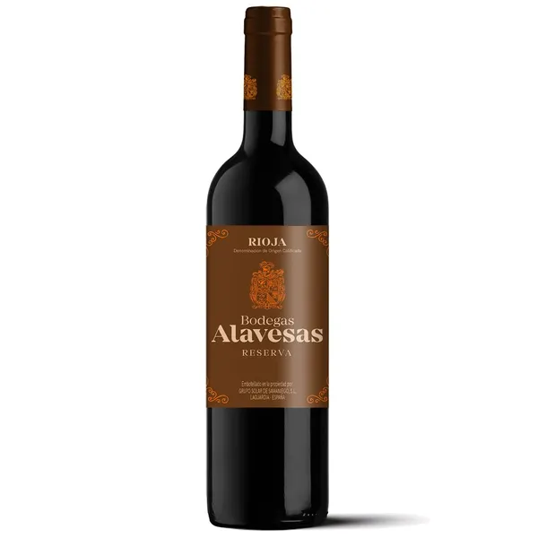 Vino tinto D.O.Ca.Rioja BODEGAS ALAVESAS Reserva botella 75 cl