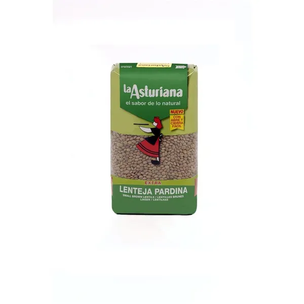 Lentejas pardinas extra LA ASTURIANA bolsa 500 g