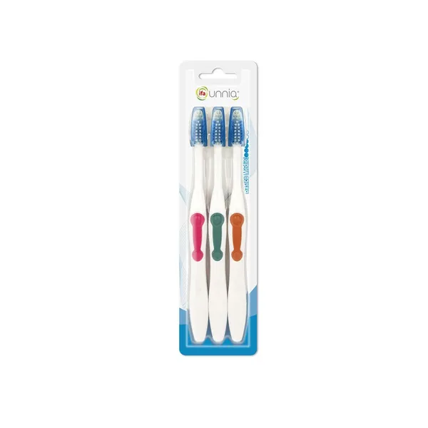 Cepillo dental básico IFA UNNIA medio 3 unidades
