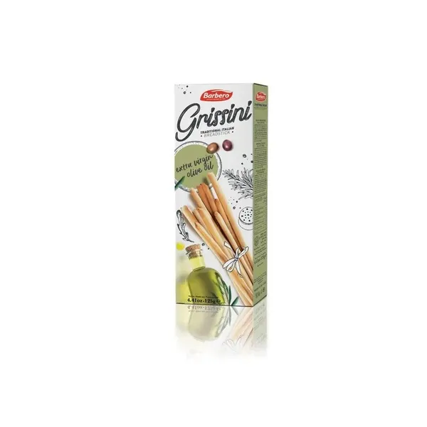 Grissini BARBERO aceite oliva virgen extra 125 g