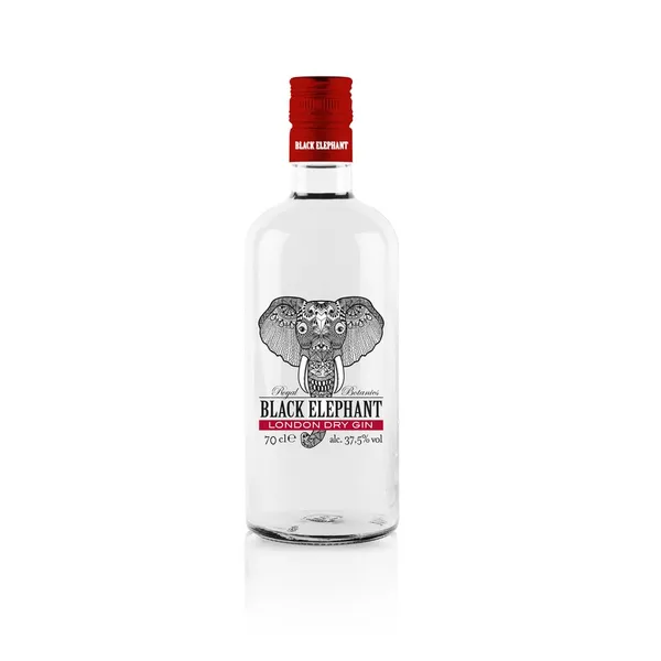 Ginebra BLACK ELEPHANT london dry gin botella 70 cl