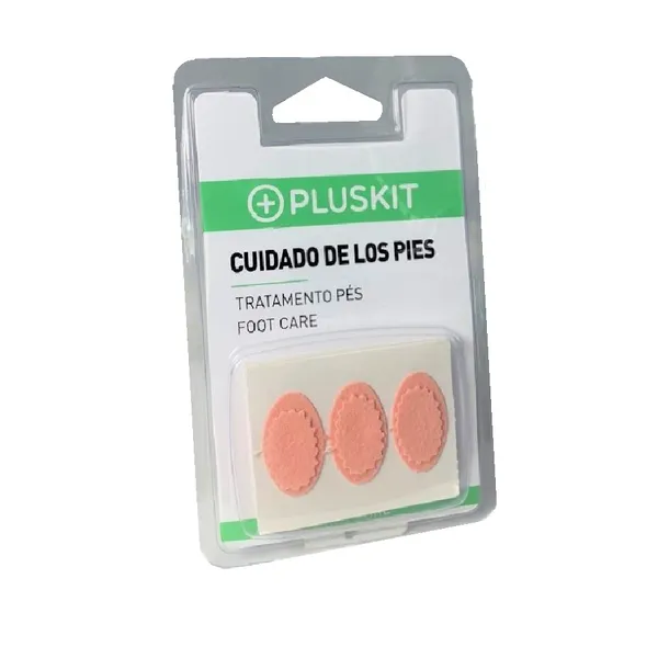 Parches callos ovalados PLUSKITT 9 unidades