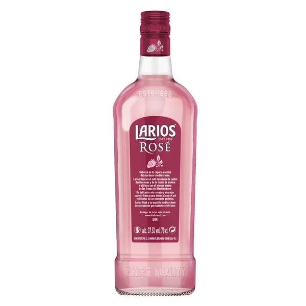 Ginebra LARIOS Rosé botella 70 cl