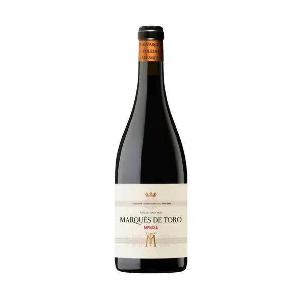 Vino tinto IGP.Tierra de Castilla y León MARQUES DE TORO mencía botella 75 cl