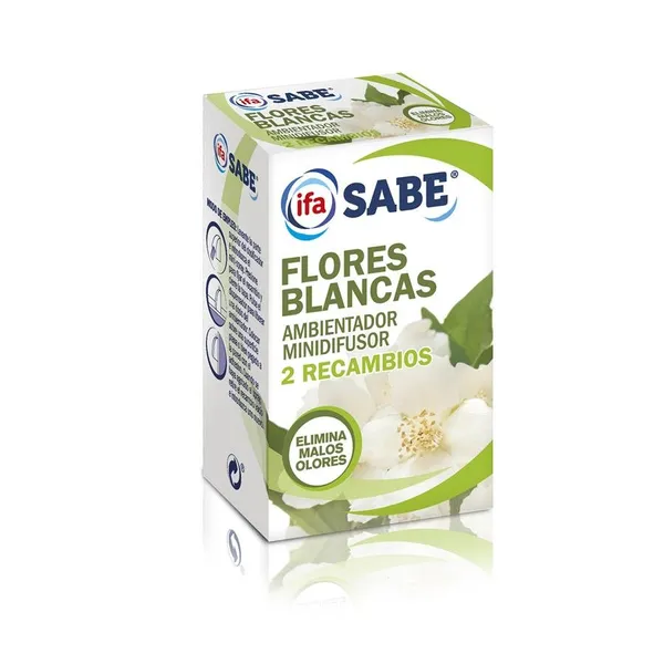Ambientador IFA SABE flores blancas minidifusor recambio