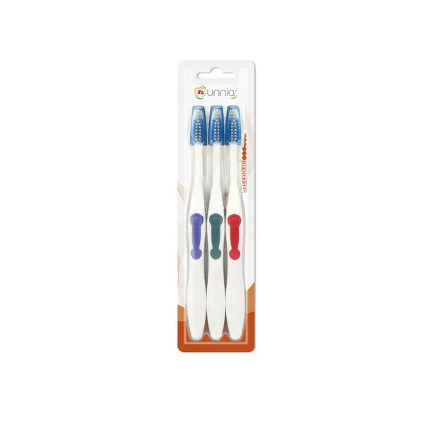 Cepillo dental básico IFA UNNIA duro 3 unidades