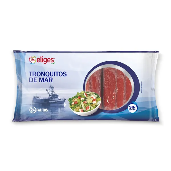 Tronquitos de mar congelados IFA ELIGES sin gluten 450 g
