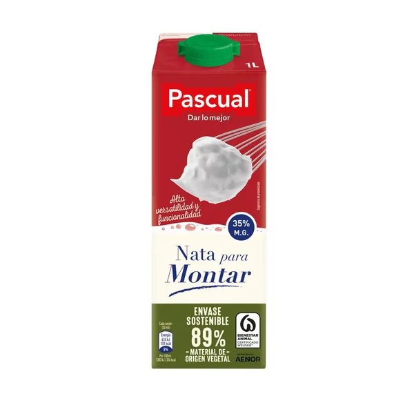 Nata líquida para montar PASCUAL brik 1 l